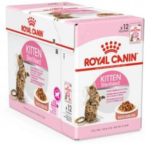 Boîtes Chat – Royal Canin Sachet Sauce Kitten Sterilised - 12 x 85 g 420915