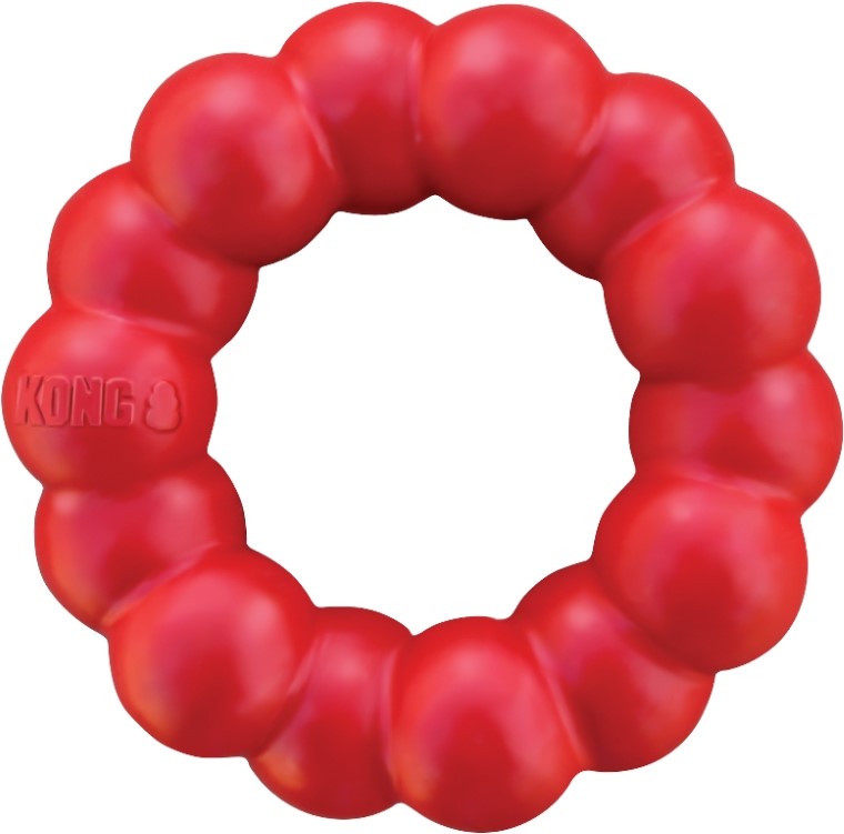 Jouet Chien – KONG® Squeezz Ring Rouge – Taille L 406997