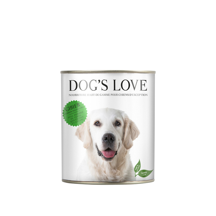 Boîte Naturelle Chien – Dog's Love Gibier 400 gr 413511