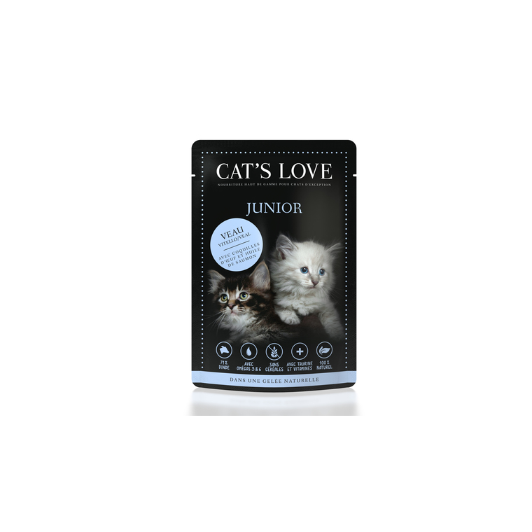 Sachet Chaton – Cat's Love Veau 85 gr 413532