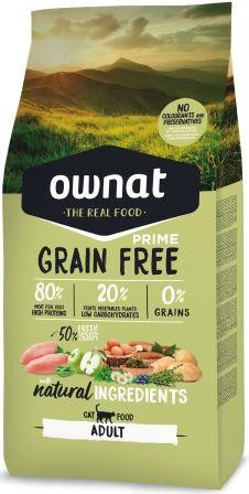 Croquettes Chat - Ownat Grain Free Prime Dinde & Poulet 1kg 413869
