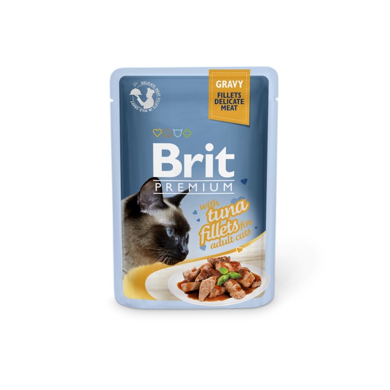 Boîte Chat - Brit Premium Pouches Gravy au Thon 413902