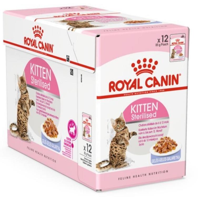 Boîtes Chat – Royal Canin Sachet Gelée Kitten Sterilised - 12 x 85 g 420916