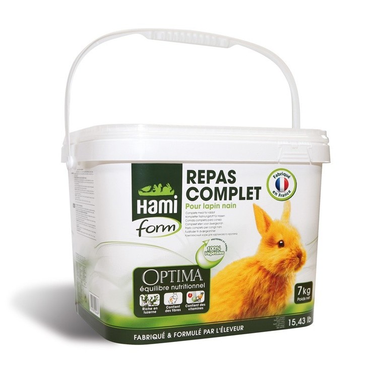 Alimentation Rongeur – Hamiform Optima repas complet lapin nain – 7 kg 474839