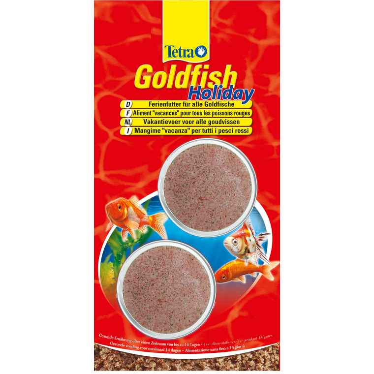 Alimentation "vacances" Tetra Goldfish Holiday 2 blocs x 12 g 494384