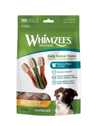 Friandises Chien - Whimzees Toothbrush M - 12 friandises 517924