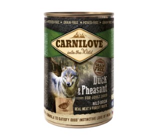 Boîte Chien -  Carnilove Wild Meat Canard & Faisan - 400 g 527980