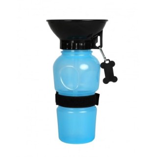Gamelle Chien – Wouapy Gourde avec bol intégré bleu – 500 ml 536071