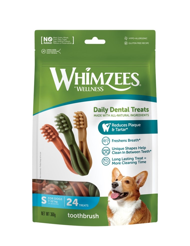 Friandises Chien - Whimzees Toothbrush S - 24 friandises 517923
