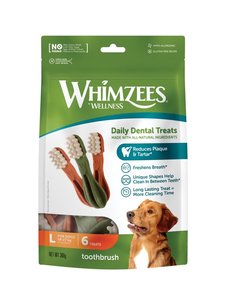 Friandises Chien - Whimzees Toothbrush L x6 517925