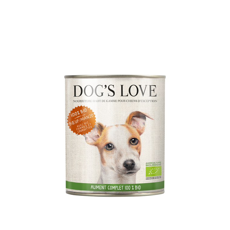 Boîte Chien – Dog's Love bio Bœuf 800 gr 536004