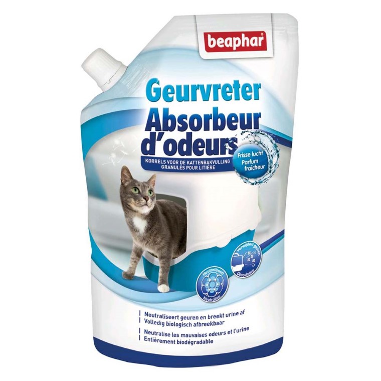 Hygiène Chat - Absorbeur d'odeur litière chats Beaphar® fraîcheur - 400 gr 573676