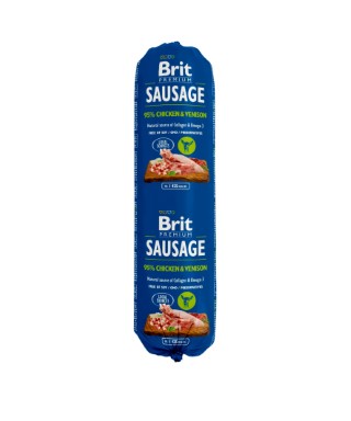 Saucisse pour chien - Brit Premium Sausage Poulet et Gibier 800g 635873