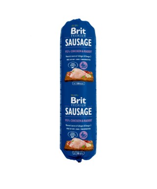 Saucisse pour chien - Brit Premium Sausage Poulet et Lapin 800g 635874