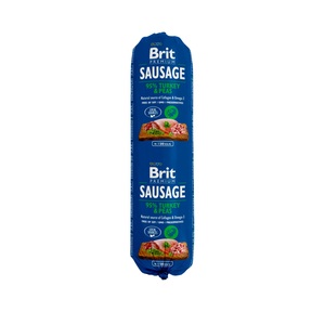 Saucisse pour chien - Brit Premium Sausage Dindes et Petits pois 800g 635876