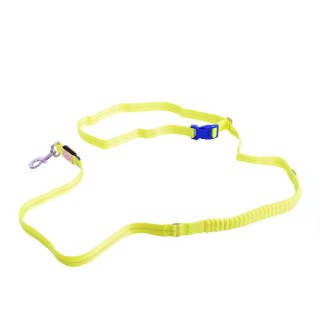 Laisse Chien – Jogging Lumineux USB LED coloris jaune néon – 200 cm / 2,5 cm 639874