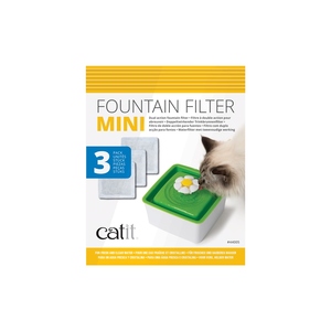Distributeur Chat – Catit Filtre pour Fontaine à eau Flower Mini coloris blanc – x3 641627