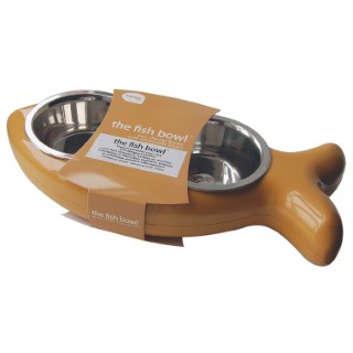 Gamelle Chat – Hing The fish double bol moutarde 653848
