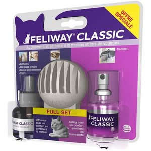 Pack complet Feliway Classic chat 1 diffuseur + 1 spray 667483