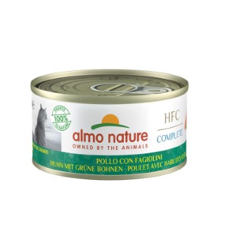 Boîte Chat – Almo Nature HFC Complete - Poulet avec Haricots verts 70 gr 672509