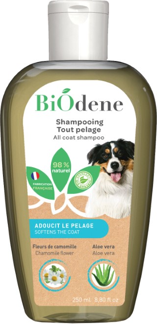 Shampooing tout pelage bio 250 ml chien – Biodene 672635