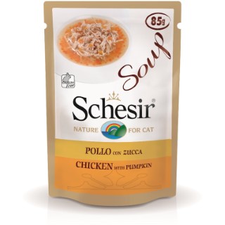 Soupe chat Schesir Poulet et Potiron - 85g 672774