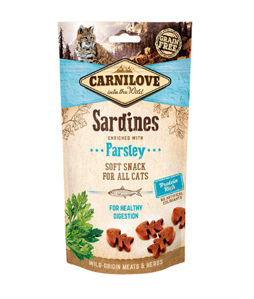 Friandises chat - Carnilove Soft Snack Sardines et Persil 635866