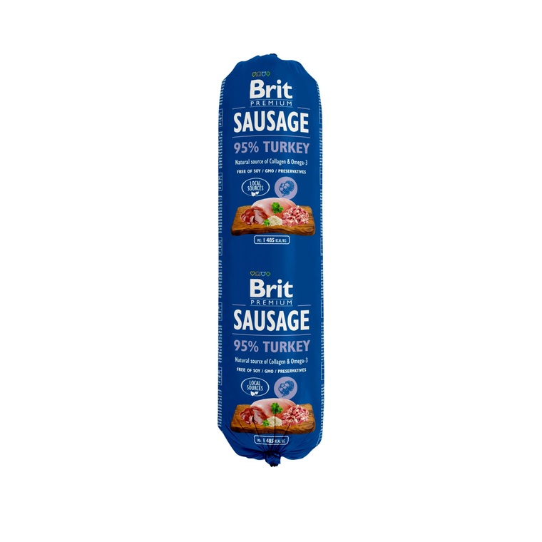 Saucisse pour chien - Brit Premium Sausage Dinde 800g 635869