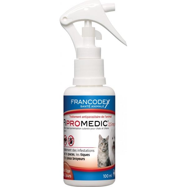 Fipromedic spray antiparasitaire 100ml chien / chat 637993
