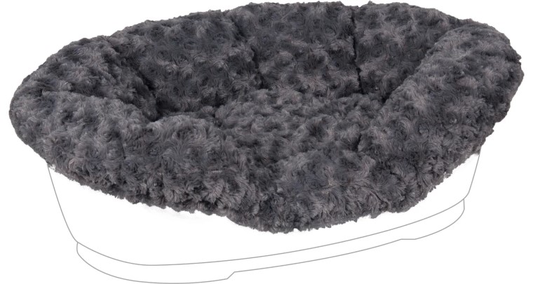 Housse pet bed cuddly gris 95/110 cm – Karlie Flamingo 643295