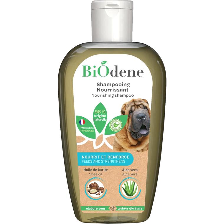 Shampooing réparateur bio 250 ml chien – Biodene 672633