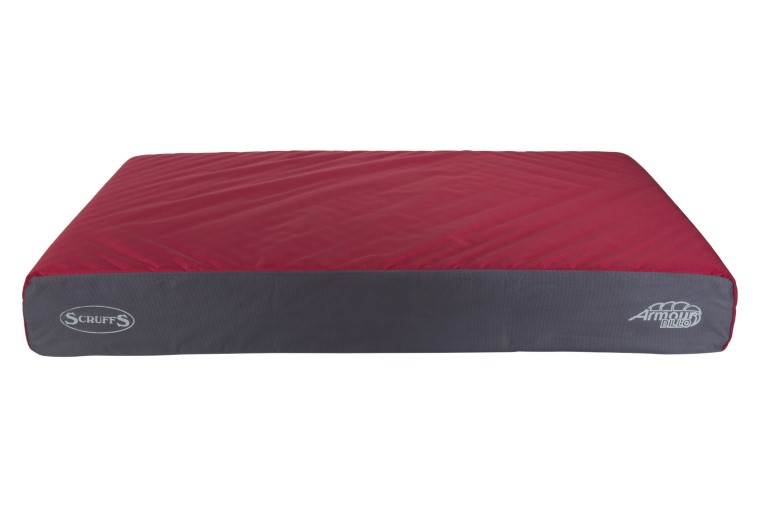 Couchage Chien – Scruffs Coussin Armour Dillo Rouge – 116 x 75 x 15 cm 678042