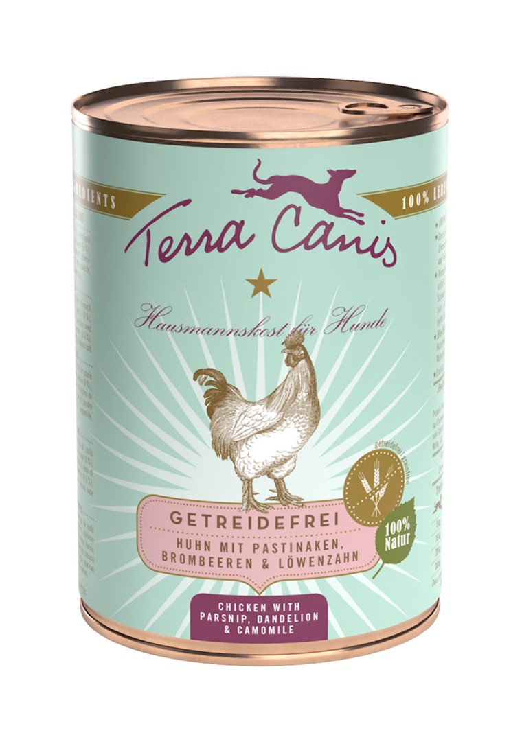 Boîtes Chien - Terra Canis Grain-free poulet - 400 g 698856