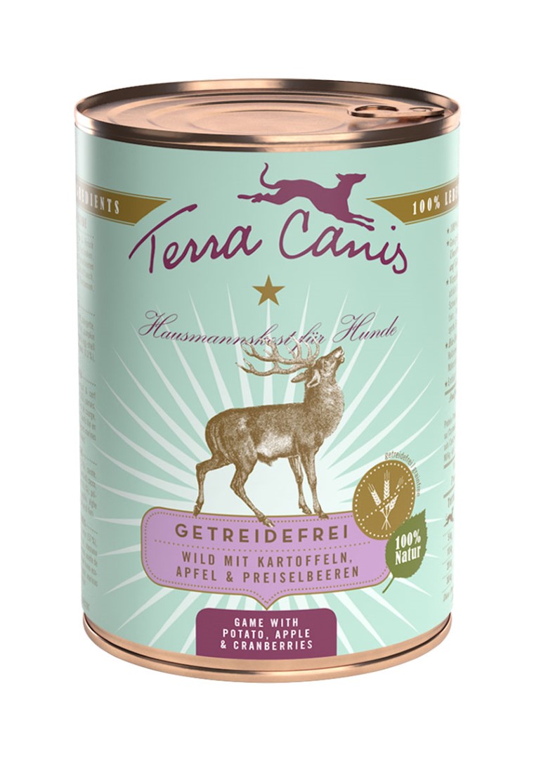 Boîtes Chien - Terra Canis Grain-free gibier - 400 g 698858