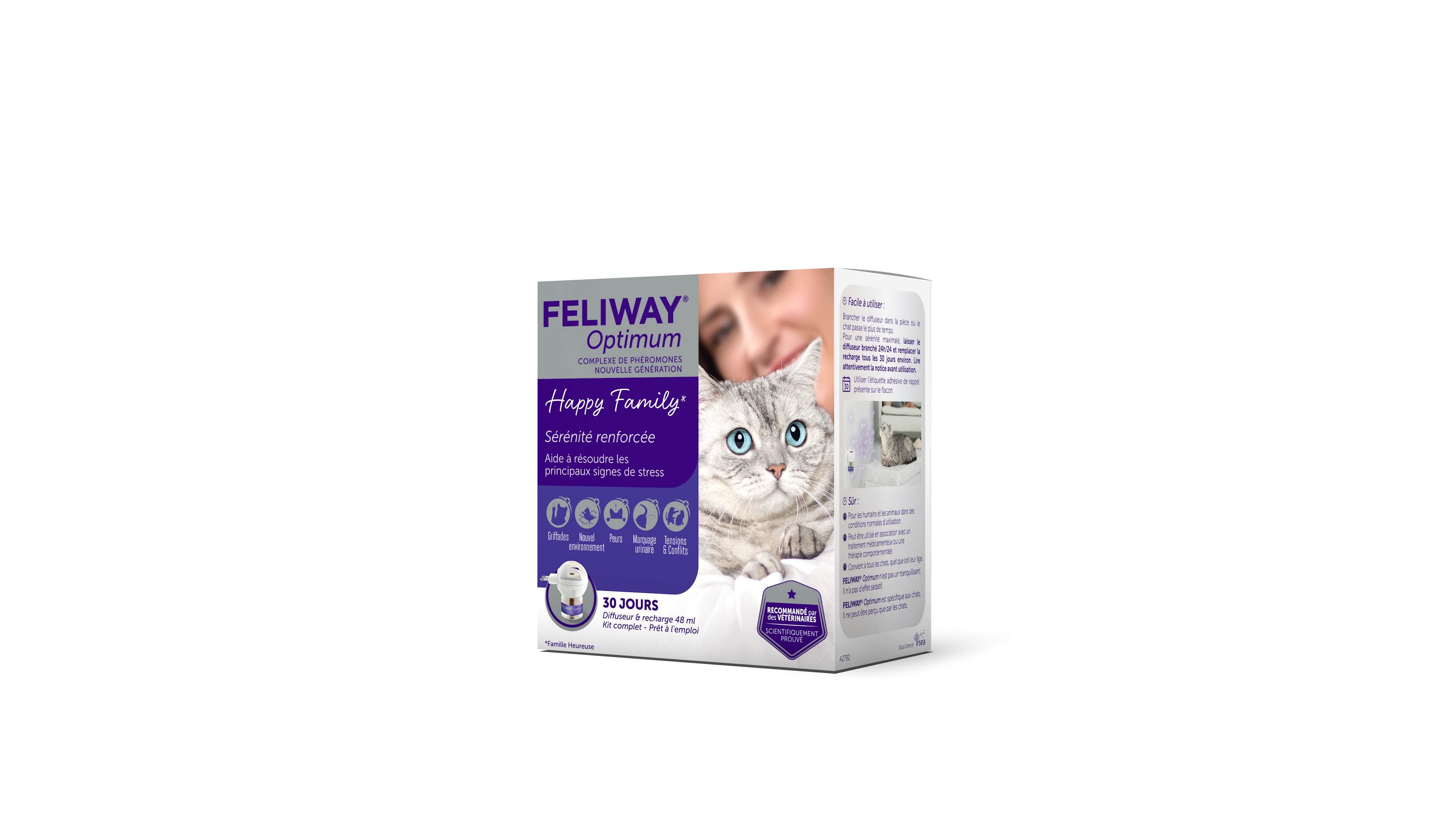 Diffuseur Feliway - Recharges Feliway - Diffuseur anti-stress chat
