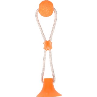 Jouet Chien - Flamingo Balle avec ventouse Orange - 10 x 10 x 42 cm 714307