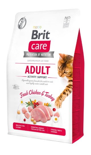 Croquettes chat - Brit Care Cat Grain Free Adulte Activity Support - 2kg 715463