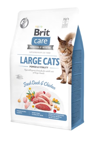 Croquettes chat - Brit Care Cat Grain Free Large cats power and vitality - 0,4kg 715465