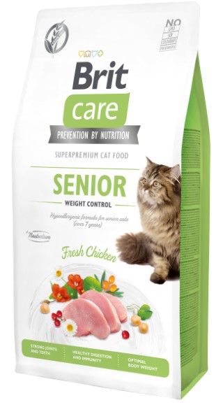 Croquettes chat - Brit Care cat Grain-Free Senior Weight Control - 7kg 715470