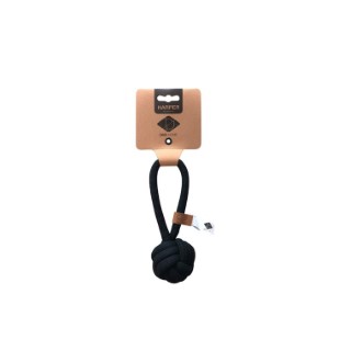 Jouet Chien – Harper Ball avec boucle en corde coloris noir – Taille XS 716080