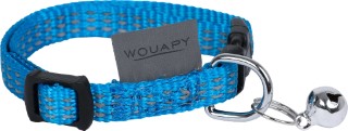 Collier Chat - Wouapy Collier nylon Protect Bleu - 18/25,5 cm 733698