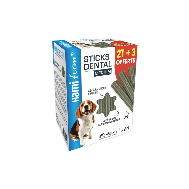 Friandises Chien - Hamiform Dental Sticks - Medium x 24 715308