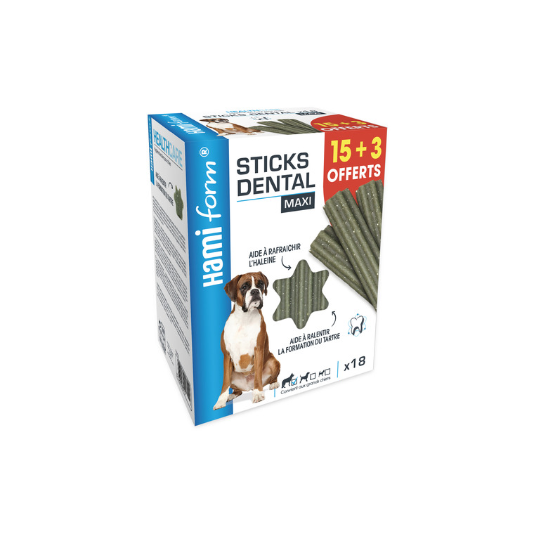 Friandises Chien - Hamiform Dental Sticks - Maxi x 18 715309