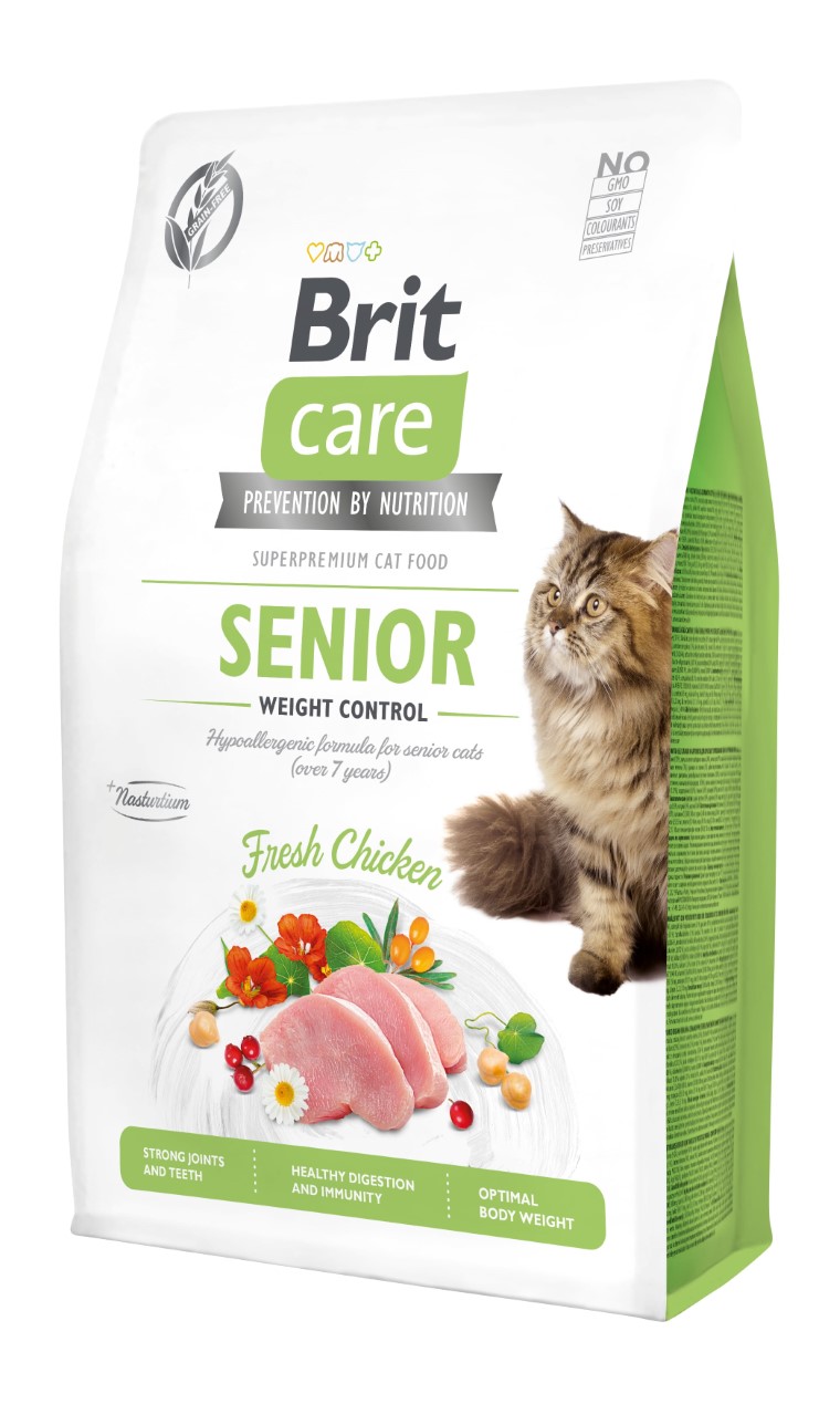 Croquettes chat - Brit Care cat Grain-Free Senior Weight Control - 2kg 715469