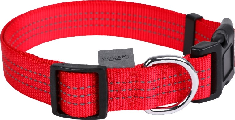 Collier Chien - Wouapy Collier nylon Protect Rouge - 42/70 x 2,5 cm 734053