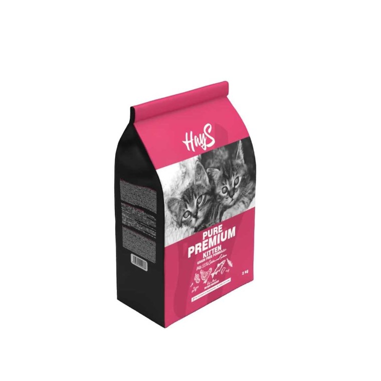 Croquettes Chaton – Hays Pure Premium au poulet – 2 kg 740323