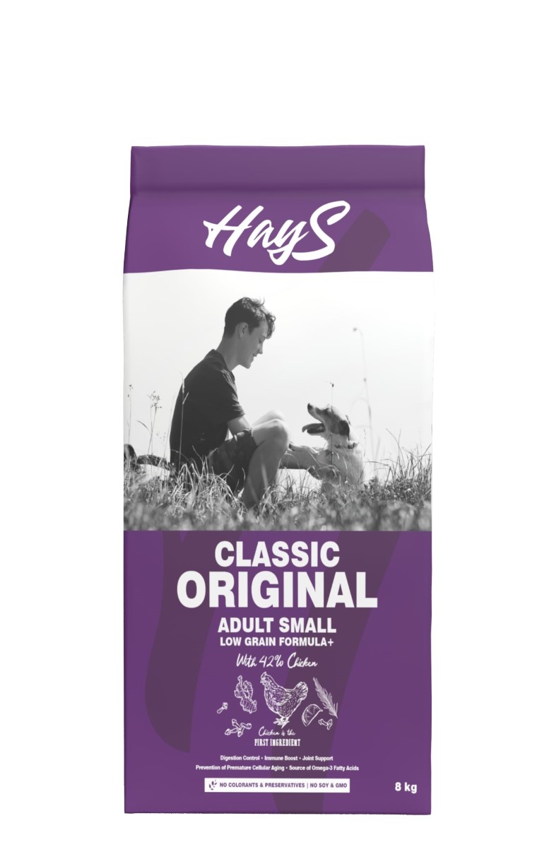 Croquettes Chien Low Grain – Hays Classic Small Adult au poulet – 8 kg 740335