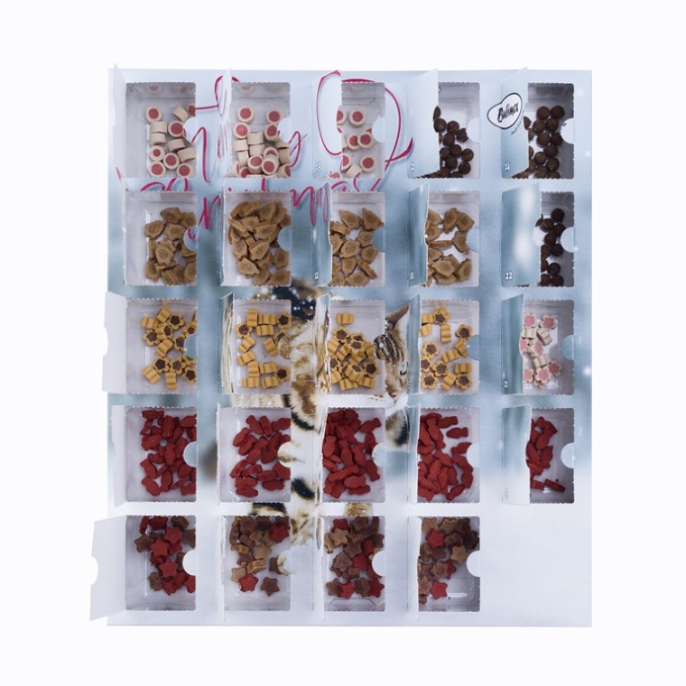 Friandises Chat - Bubimex Calendrier de l'Avent Noël pour Chat – 30 x 35 cm 742188