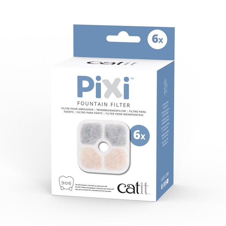 Accessoire Chat - Catit Pixi filtre fontaine - 6 pièces 776904