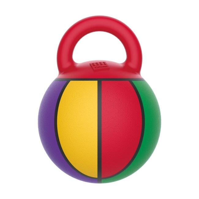Jouet Chien – Bubimex Ballon multicolore avec poignée – Ø 16 cm 776945